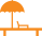 Garrouste - Picto orange terrasse